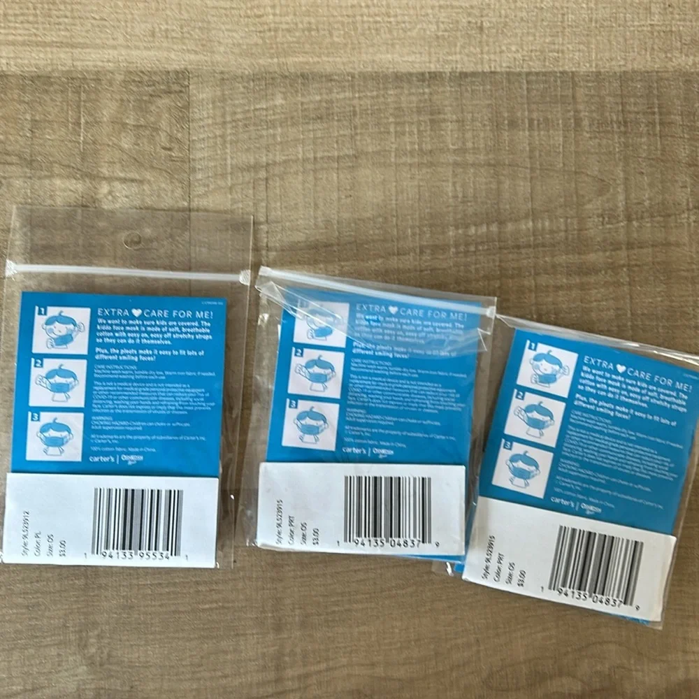 Carter's Face Mask Set!